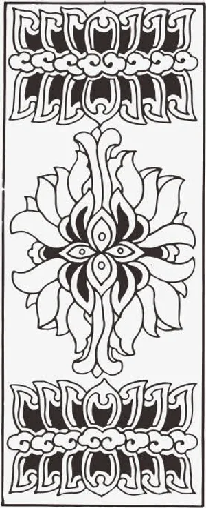 中国传统花纹免抠