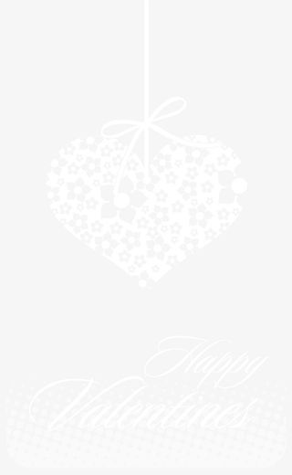 情人节白色爱心挂饰免抠