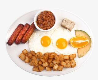 西式早餐搭配免抠