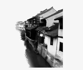 江南水乡免抠