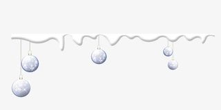 厚雪堆挂饰免抠节日圣诞节元素