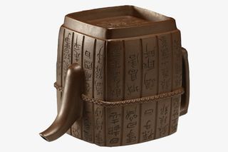 竹简风格茶壶免抠