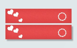 爱情红色心喜庆背景banner