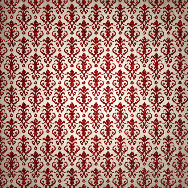 红色花纹北京免抠