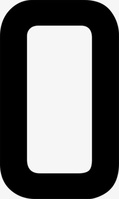 数字零字体设计0免抠