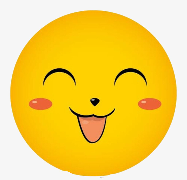 微笑的笑脸免抠
