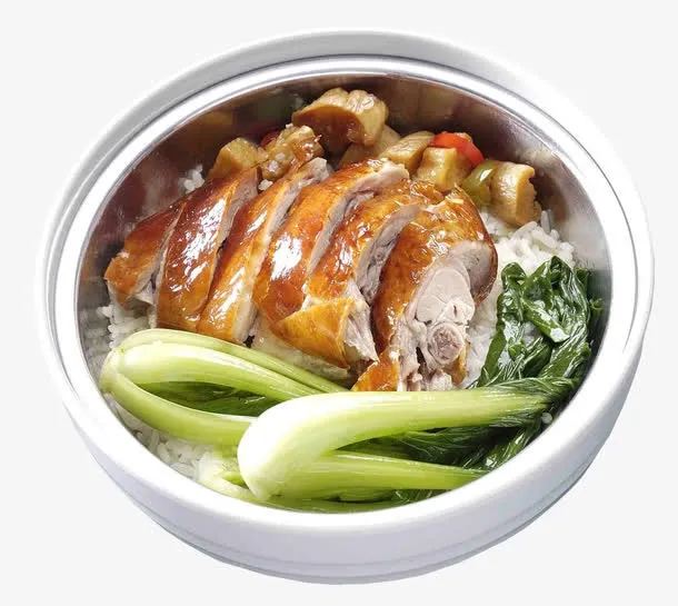 脆皮烧鸭饭免抠