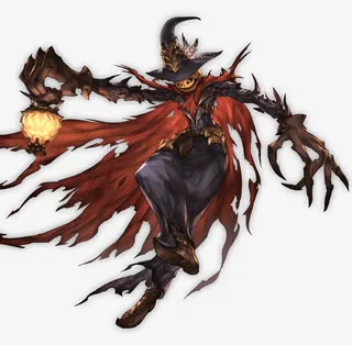 提着灯的稻草人免抠