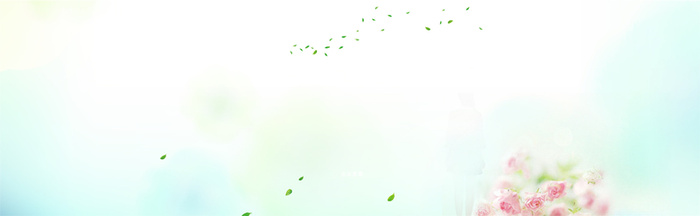 淘宝女包清新唯美背景banner高清