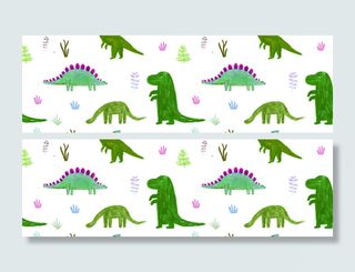 手绘动物底纹高清