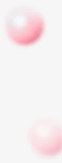 粉色手绘圆球装饰免抠