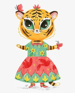 卡通老虎免抠