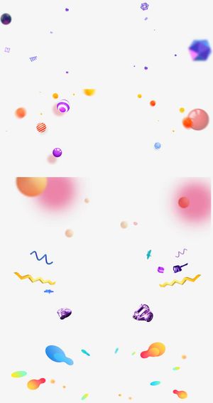 圆形条纹几何图形免抠