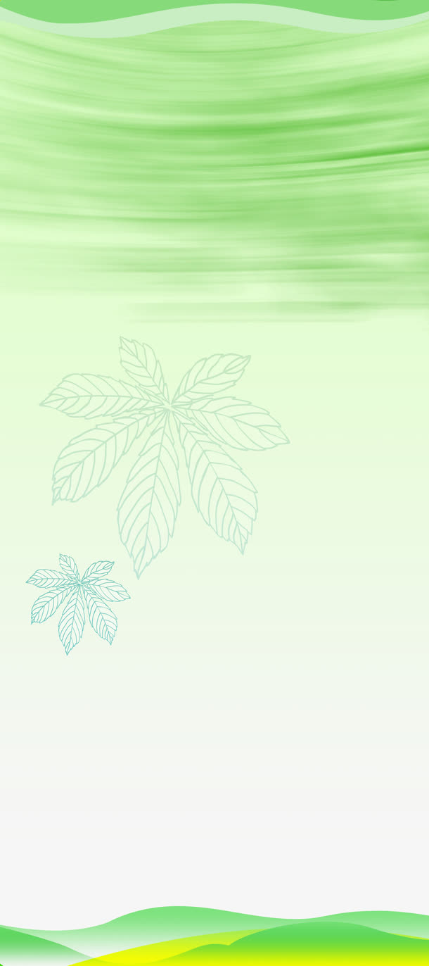 绿色虚幻树叶背景