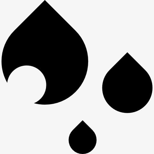 雨滴图标免抠
