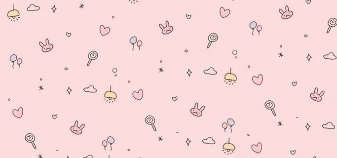 卡通手绘粉色底纹简约背景高清