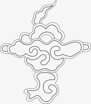 传统服饰装饰图案免抠