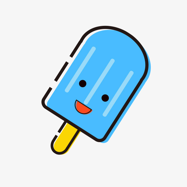 夏天冰棍雪糕元素免抠