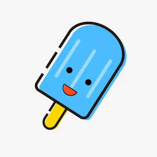 夏天冰棍雪糕元素免抠