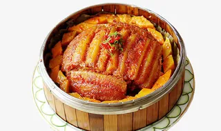 饭店经典菜粉蒸肉免抠