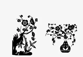 石榴树枝与石榴树免抠