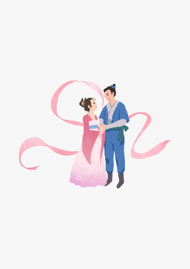 情人节古风元素免抠