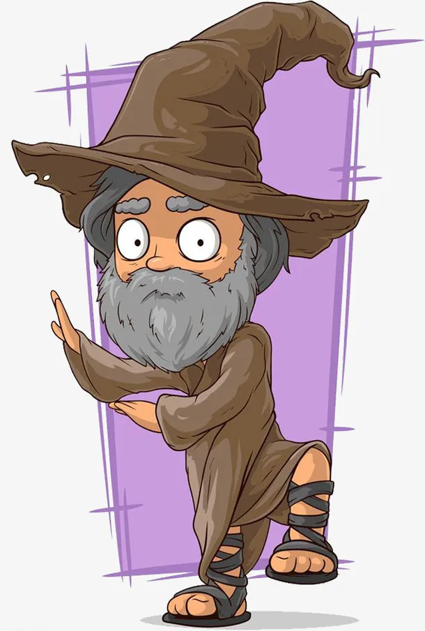 习武的老人免抠