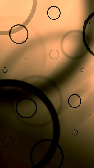 抽象圆圈黑色h5背景高清