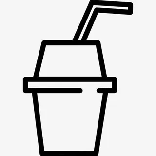 软饮料纸杯吸管图标免抠 软饮料纸杯吸管图标免抠