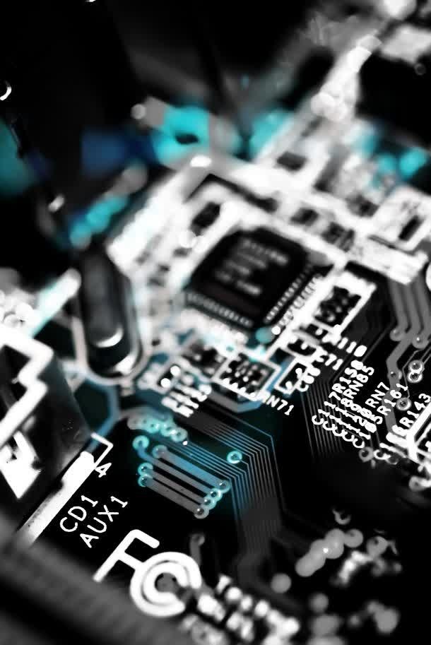 线路板纹理08免抠