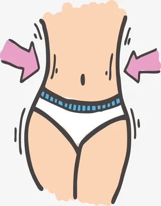 腰腹部瘦身免抠