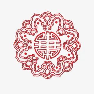 红色底纹元素免抠 红色底纹元素免抠