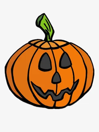 恐怖南瓜灯免抠