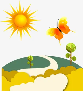 矢量景色插画免抠 矢量景色插画免抠