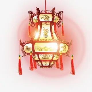 灯笼天灯免抠