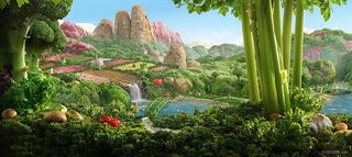 梦幻森林背景装饰高清