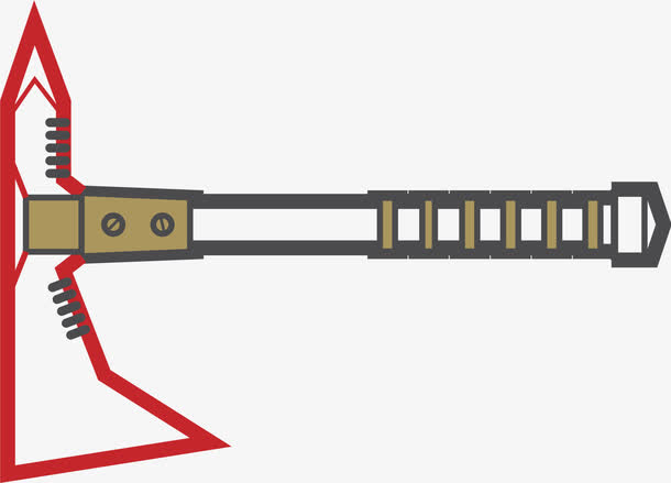 登山镐png矢量素材免抠