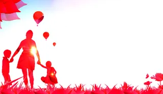 母亲节创意温馨海报背景图高清