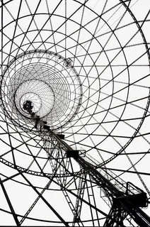 黑色钢结构圆塔顶免抠