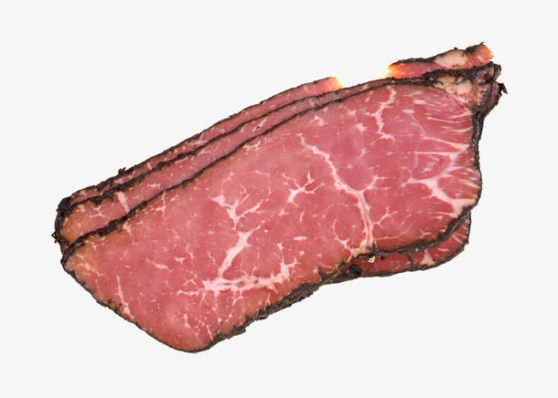 腌肉肉片食物免抠
