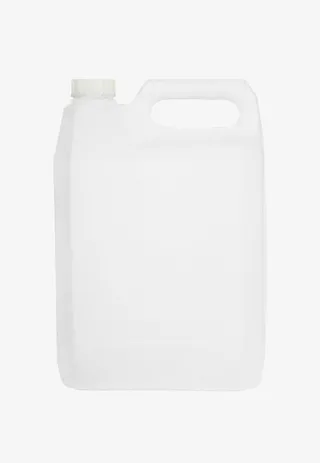 纯白色带提手的塑料瓶罐实物免抠