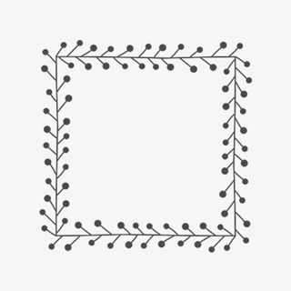 手绘花纹边框纹理免抠