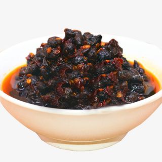 湖南猛辣豆鼓婉装素材免抠