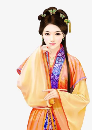 古代美女免抠