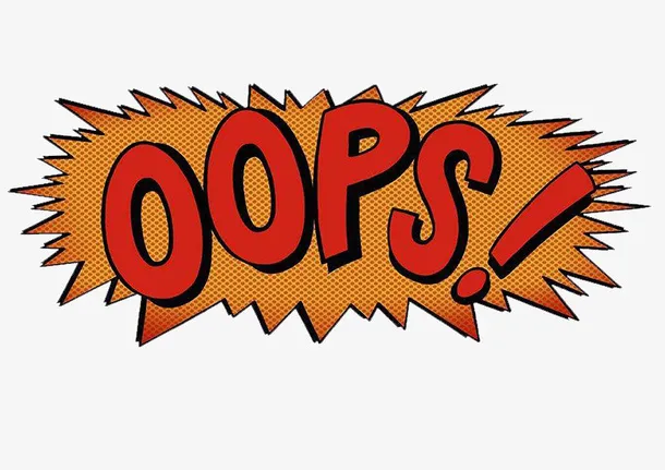 OOPS惊叹标贴免抠