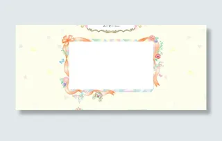 小清新背景花朵边框