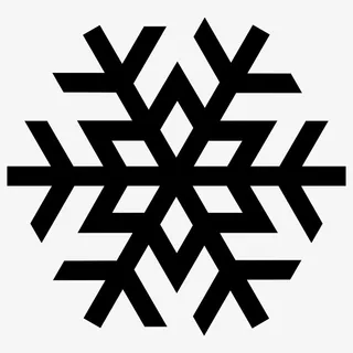 一片雪花片细节放大免抠