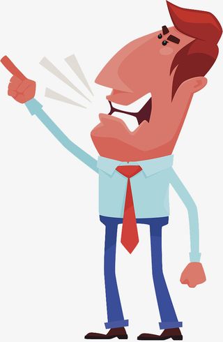 漫画 批评 插图免抠