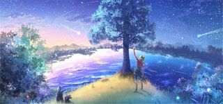 梦幻大树背景高清