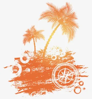 夏天绘画素材免抠免抠